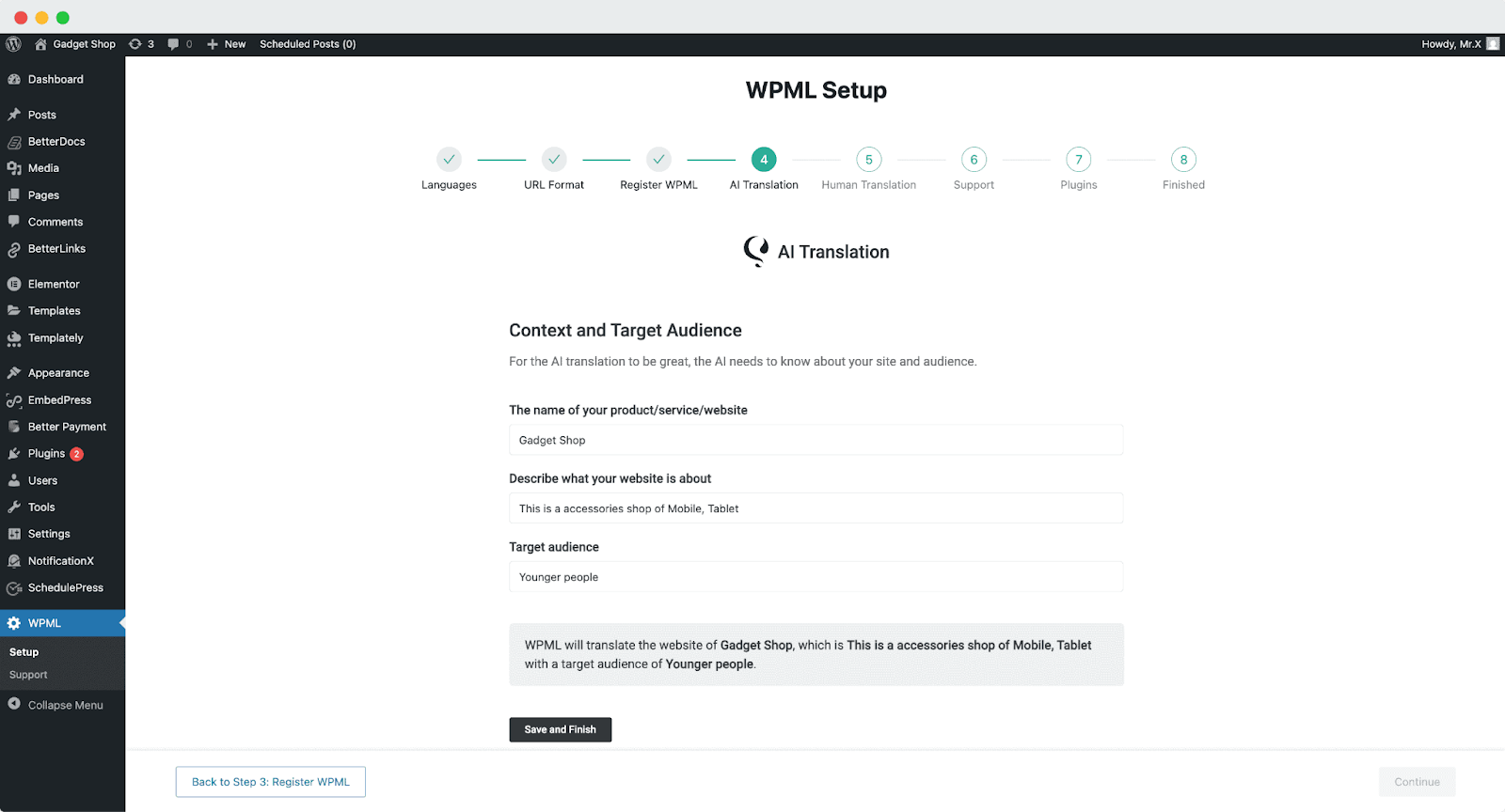 How to Translate Essential Blocks for Gutenberg Pages with WPML 5 How to Configure WPML Plugin Settings