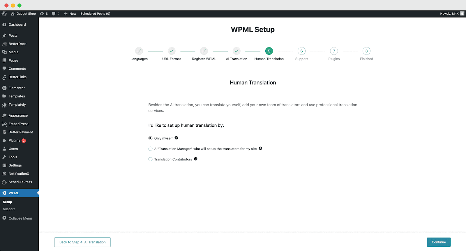 How to Translate Essential Blocks for Gutenberg Pages with WPML 6 How to Configure WPML Plugin Settings